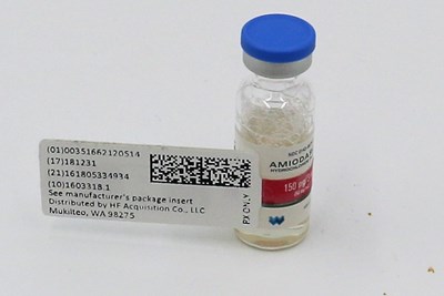 Serialized Label (Serialized 51662 1205 1 Amiodarone 2ml Vial)